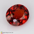 Natural Hessonite garnet 5.47 Carats Cinnamon Red Oval 12x10 mm Loose Gemstone - Image 6