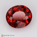 Natural Hessonite garnet 5.47 Carats Cinnamon Red Oval 12x10 mm Loose Gemstone - Image 7