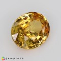 Natural Zircon 4.29 Carats Golden Yellow Oval 11x9 mm Loose Gemstone - Image 5