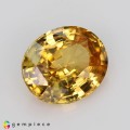 Natural Zircon 4.29 Carats Golden Yellow Oval 11x9 mm Loose Gemstone - Image 6