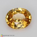 Natural Zircon 4.29 Carats Golden Yellow Oval 11x9 mm Loose Gemstone - Image 7