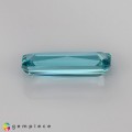 Natural Apatite 1.36 Carats Paraiba Blue Green Emerald Cut 10x4 mm Loose Gemstone - Image 4