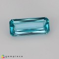 Natural Apatite 1.36 Carats Paraiba Blue Green Emerald Cut 10x4 mm Loose Gemstone - Image 7
