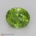 Natural Peridot 4.67 Carats Parrot Green Oval 10x9 mm Loose Gemstone - Image 2