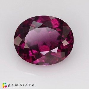 rhodolite garnet  5.73cts - 12x10mm