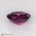 Natural Rhodolite garnet 5.73 Carats Purple Oval 12x10 mm Loose Gemstone - Image 4