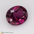 Natural Rhodolite garnet 5.73 Carats Purple Oval 12x10 mm Loose Gemstone - Image 6