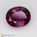 Natural Rhodolite garnet 5.73 Carats Purple Oval 12x10 mm Loose Gemstone - Image 7