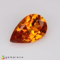 Natural Clinohumite 1.07 Carats Mandarin Orange Pear 9x6 mm Loose Gemstone - Image 7
