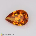 Natural Clinohumite 1.07 Carats Mandarin Orange Pear 9x6 mm Loose Gemstone - Image 2