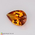 Natural Clinohumite 1.07 Carats Mandarin Orange Pear 9x6 mm Loose Gemstone - Image 3