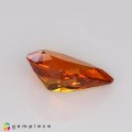 Natural Clinohumite 1.07 Carats Mandarin Orange Pear 9x6 mm Loose Gemstone - Image 4