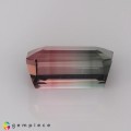 Natural Tourmaline 1.35 Carats Pink to Mild Green Emerald Cut 8x5 mm Loose Gemstone - Image 4