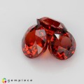 Natural Spessartite garnet 19.43 Carats Coke Red  Oval Mixed Lot Loose Gemstone - Image 4