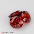 Natural Spessartite garnet 19.43 Carats Coke Red  Oval Mixed Lot Loose Gemstone - Image 6