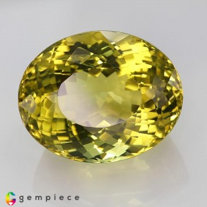 prasiolite  95.02cts - 31x25mm