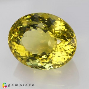 prasiolite  95.02cts - 31x25mm