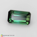 Natural Tourmaline 1.97 Carats Vivid Green Emerald Cut 9x5 mm Loose Gemstone - Image 3