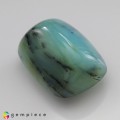 Natural Peru opal 62.03 Carats Sea Blue Green Cushion Cabochon 30x23 mm Loose Gemstone - Image 3
