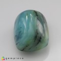 Natural Peru opal 62.03 Carats Sea Blue Green Cushion Cabochon 30x23 mm Loose Gemstone - Image 5