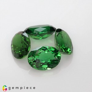 chrome tourmaline  3cts - 7x5mm chrome tourmaline  3cts - 7x5mm