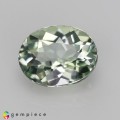 Natural Montebrasite 1.11 Carats Light Baby Green Oval 7x6 mm Loose Gemstone - Image 1