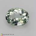 Natural Montebrasite 1.11 Carats Light Baby Green Oval 7x6 mm Loose Gemstone - Image 2