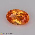 Natural Spessartite garnet 2.20 Carats Fanta Orange Oval 9x6 mm Loose Gemstone - Image 2