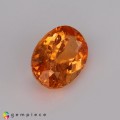 Natural Spessartite garnet 2.20 Carats Fanta Orange Oval 9x6 mm Loose Gemstone - Image 5