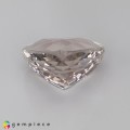 Natural Pollucite 4.63 Carats Half White Trilliant  11x7 mm Loose Gemstone - Image 4