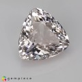 Natural Pollucite 4.63 Carats Half White Trilliant  11x7 mm Loose Gemstone - Image 6