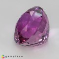 Natural Kunzite 264.93 Carats Vivid Purplish Pink Oval 37x35 mm Loose Gemstone - Image 3