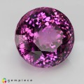Natural Kunzite 264.93 Carats Vivid Purplish Pink Oval 37x35 mm Loose Gemstone - Image 6