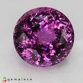 Natural Kunzite 264.93 Carats Vivid Purplish Pink Oval 37x35 mm Loose Gemstone - Image 7