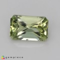 Natural Amblygonite 1.24 Carats Yellowish Green Emerald Cut 8x5 mm Loose Gemstone - Image 2