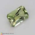 Natural Amblygonite 1.24 Carats Yellowish Green Emerald Cut 8x5 mm Loose Gemstone - Image 5