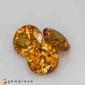 Natural Sphene 2.23 Carats Golden Yellow With Orange Flashes Round 6x3 mm Loose Gemstone - Image 7