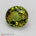 Natural Tourmaline 2.42 Carats Greenish Yellow Oval 9x8 mm Loose Gemstone - Image 3