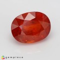 Natural Spessartite garnet 11.01 Carats Mandarin Orange Oval 13x10 mm Loose Gemstone - Image 1