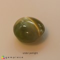 Natural Chrysoberyl cats eye 1.02 Carats Yellow Round Cabochon 6x3 mm Loose Gemstone - Image 4