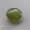 Natural Chrysoberyl cats eye 1.02 Carats Yellow Round Cabochon 6x3 mm Loose Gemstone - Image 2