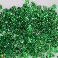 Natural Tsavorite garnet 19.23 Carats Chrome Green Round 2x1 mm Loose Gemstone - Image 1