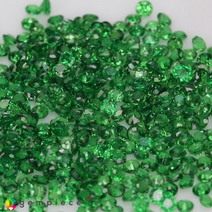 tsavorite garnet  19.23cts - 2x1mm