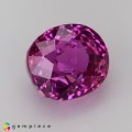 Natural Pink sapphire 3.04 Carats Vivid Pink Oval 8x7 mm Loose Gemstone - Image 6