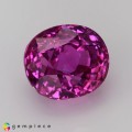 Natural Pink sapphire 3.04 Carats Vivid Pink Oval 8x7 mm Loose Gemstone - Image 7