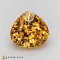 Natural Zircon 3.20 Carats Golden Yellow Pear 8x6 mm Loose Gemstone - Image 1
