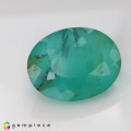 Natural Peru opal 43.21 Carats Paraiba Blue Green Oval 30x23 mm Loose Gemstone - Image 1