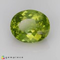 Natural Peridot 4.28 Carats Greenish Yellow Oval 11x9 mm Loose Gemstone - Image 2