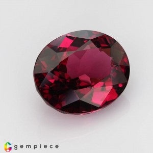 rhodolite garnet  3.95cts - 10x9mm rhodolite garnet  3.95cts - 10x9mm