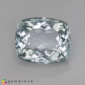 Light Sky Blue Natural Aquamarine Cushion  11.26cts - 15x13mm